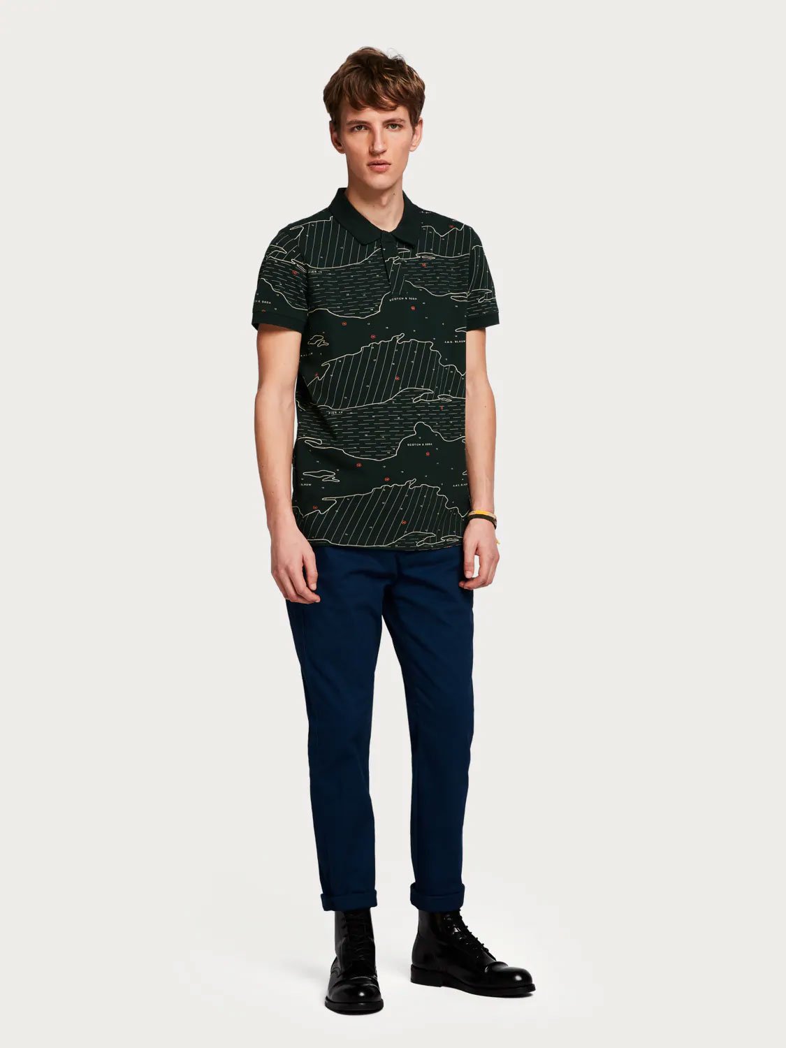 All-Over Printed Polo