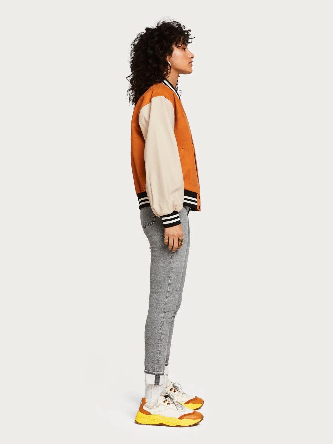 Haut - Marble Grey High rise skinny fit