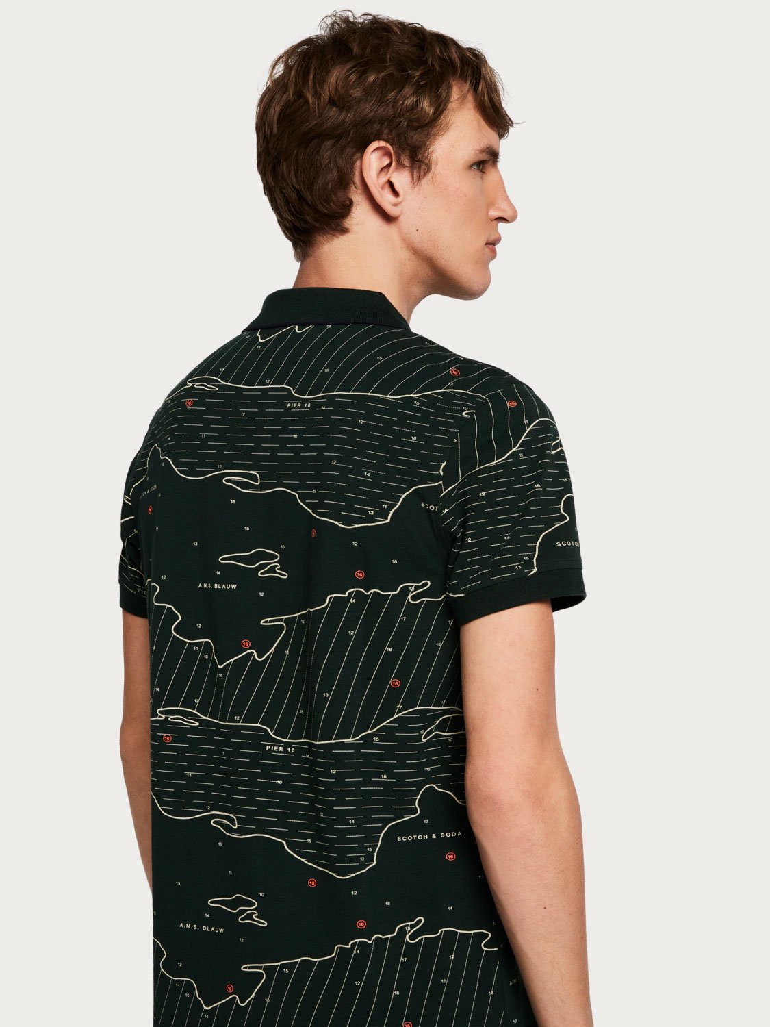 All-Over Printed Polo