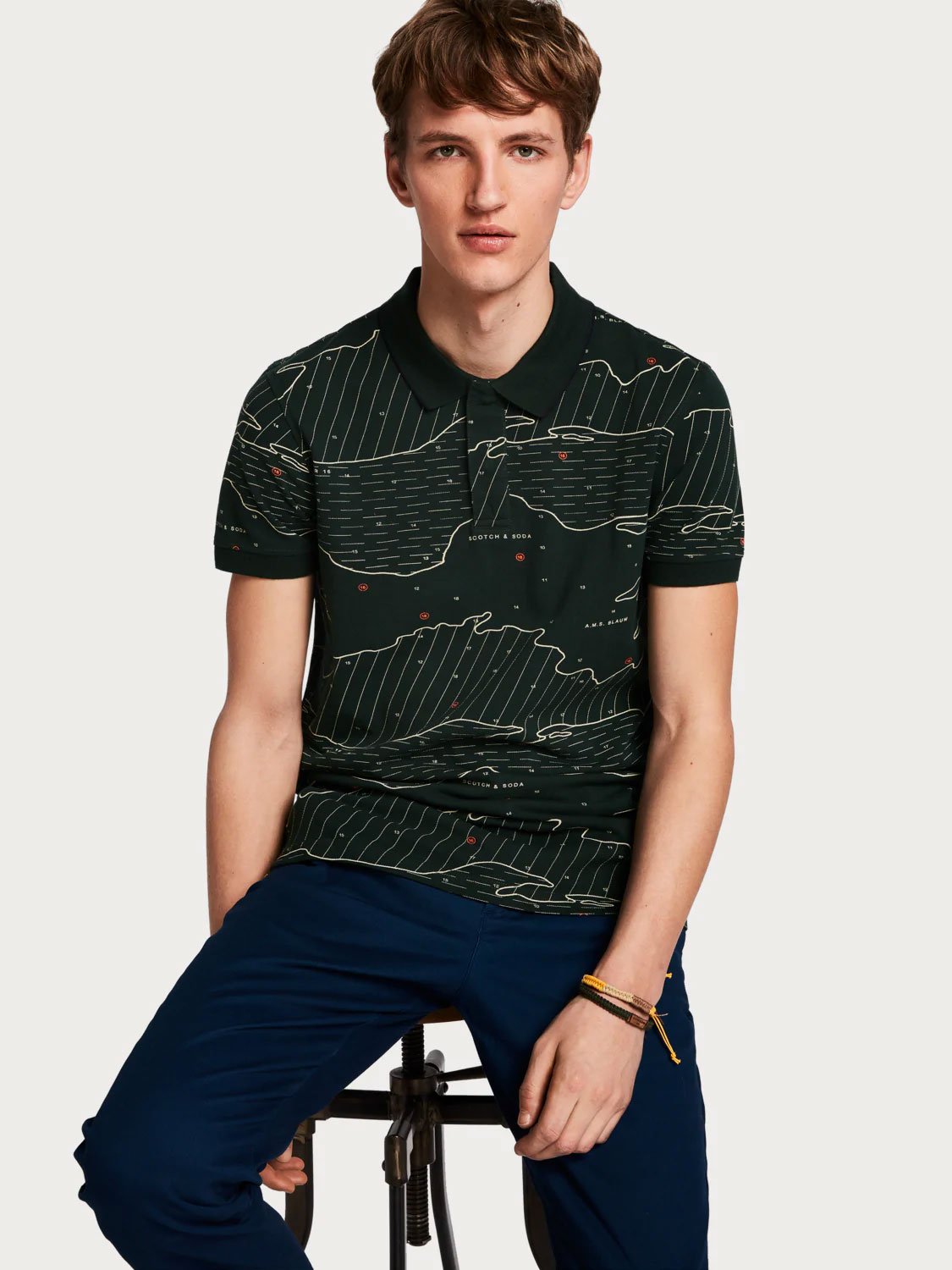 All-Over Printed Polo
