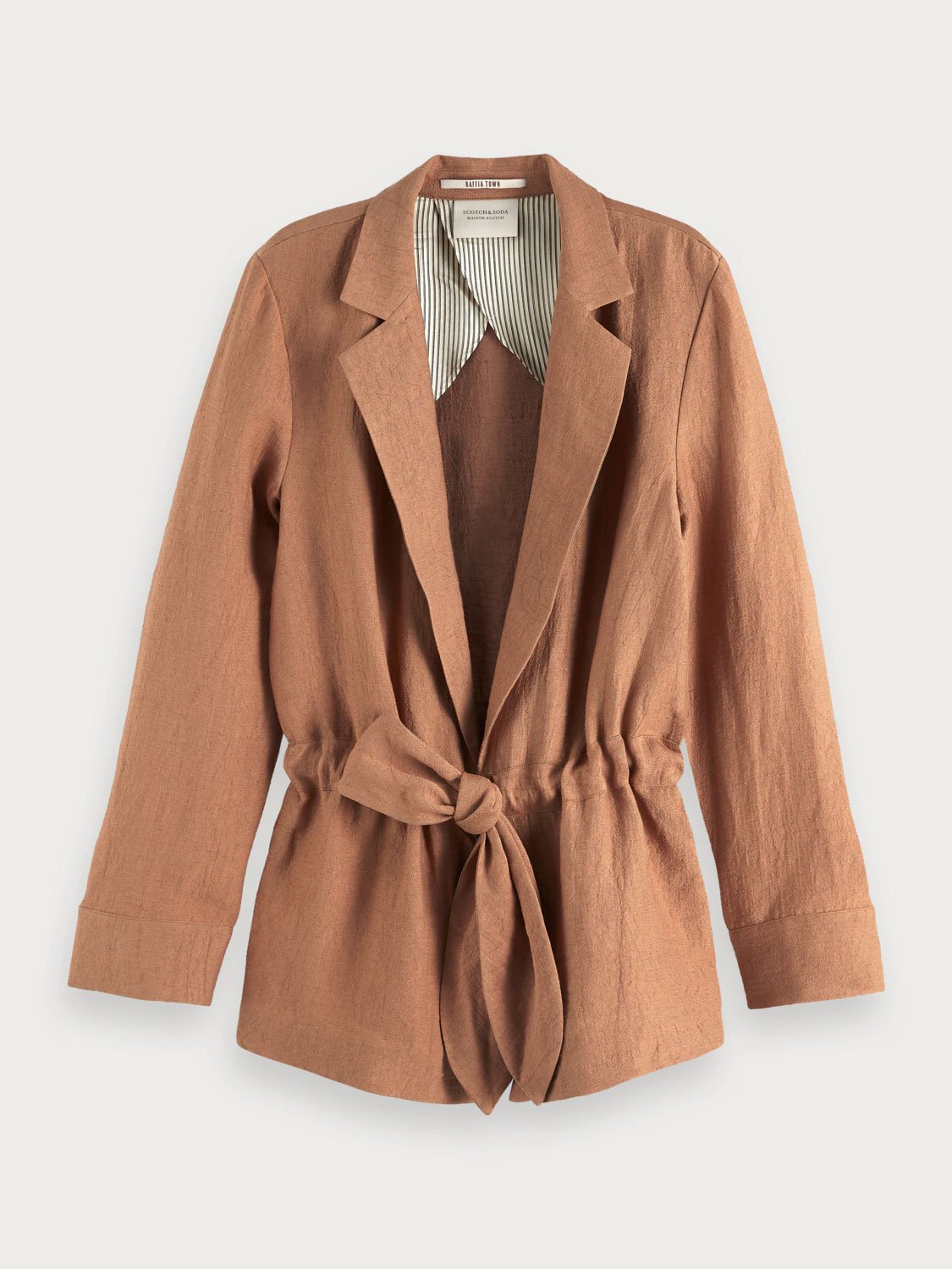 Tie Belt Blazer